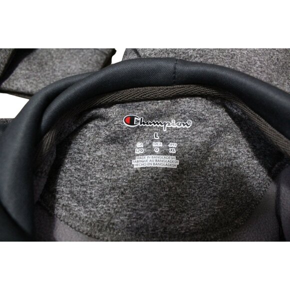 CLEMSON TIGERS FOOTBALL HOODED CHAMPION SWEATER LARGE UNISEX FRONT POCKETS - Picture 9 of 11